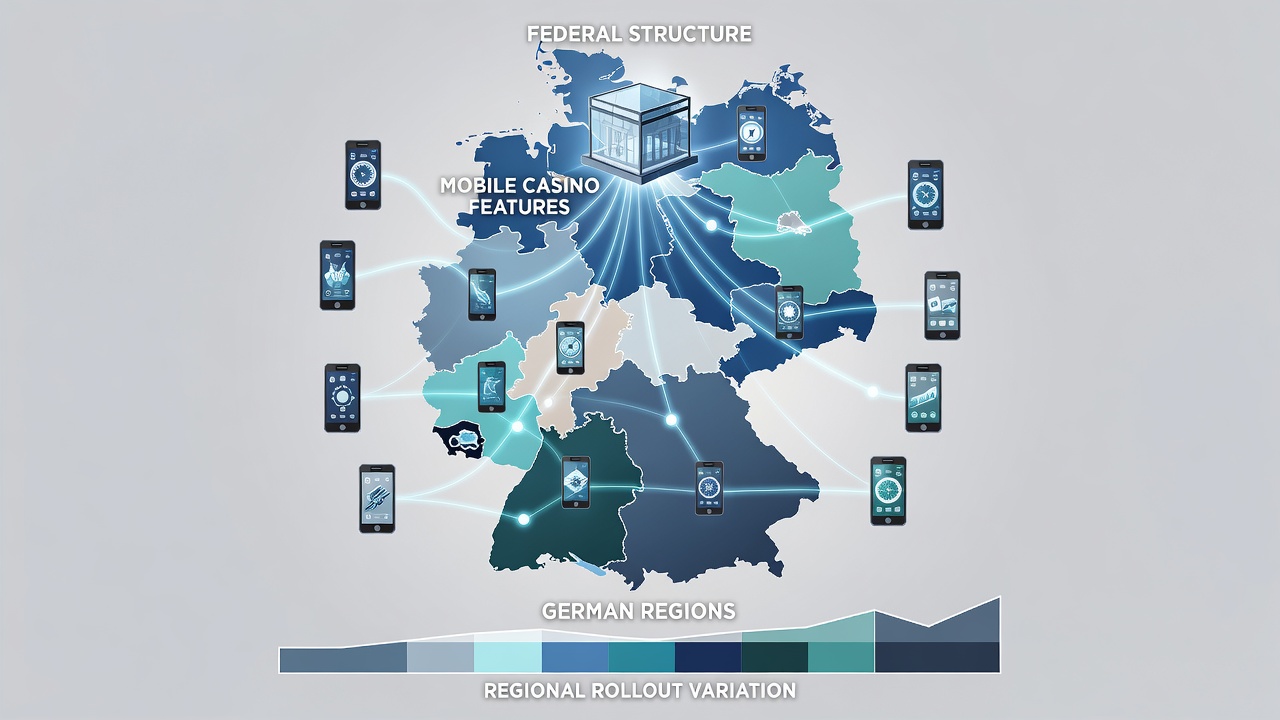 Mobile Casino-App mit Live-Dealer-Interface auf einem Smartphone-Display
